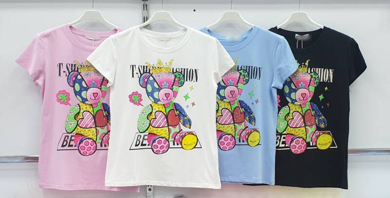 Bluzki damskie Roz M-2XL, Mix Kolor Paczka 12 szt